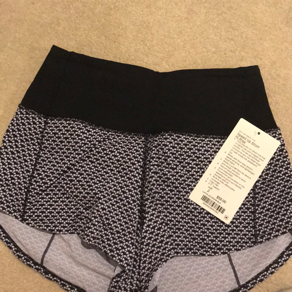 Lululemon Hi-Rise Speed Up Short